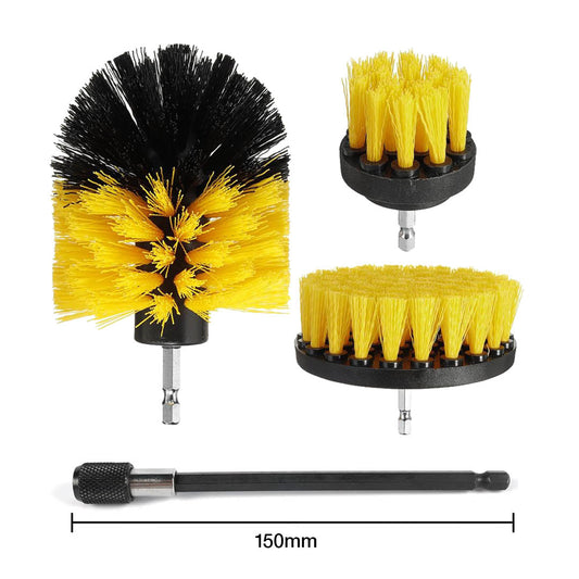 Borstborste 3-pack med 150 mm förlängning (MIDDLE) för effektiv rengöring och arbete