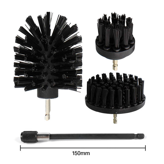 Borrset, 3-pack med 150 mm förlängning – Harder-kvalitet för kraftfull rengöring
